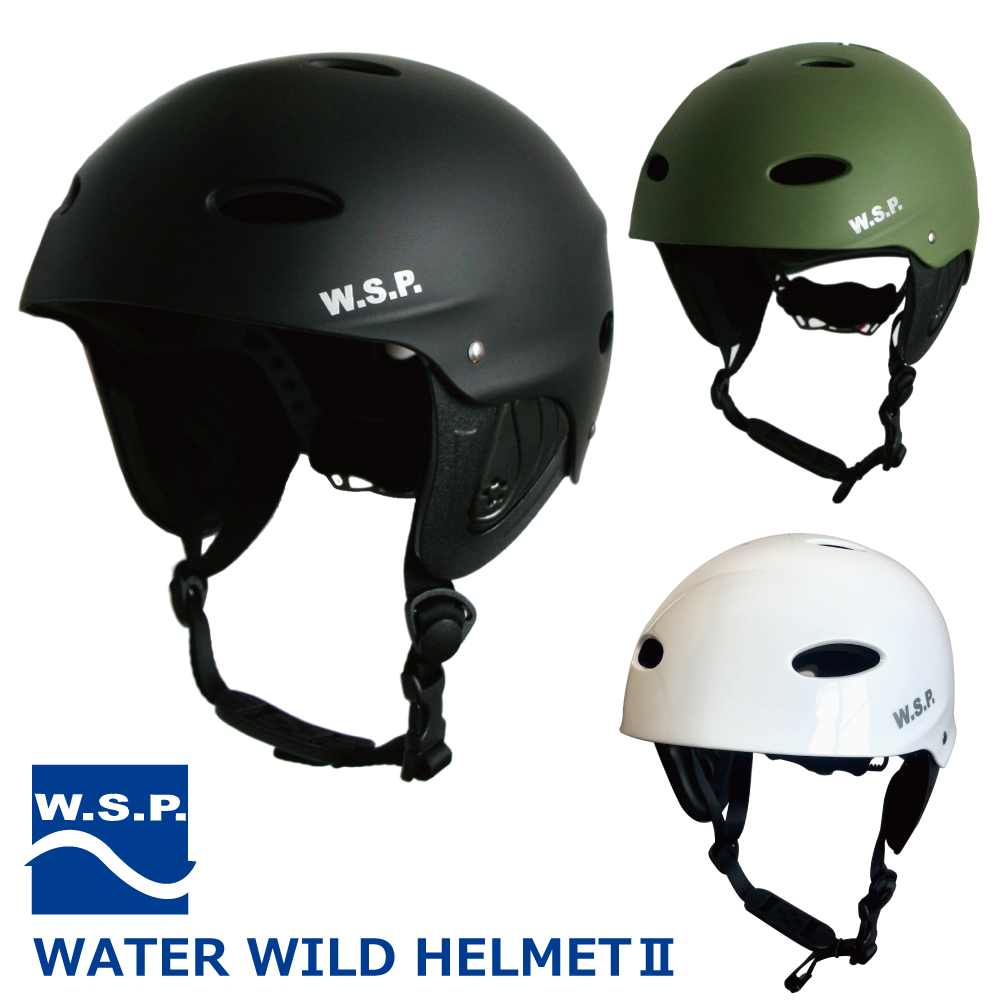 W.S.P. 【WATER WILD HELMET2】 黒 水用ヘルメット L